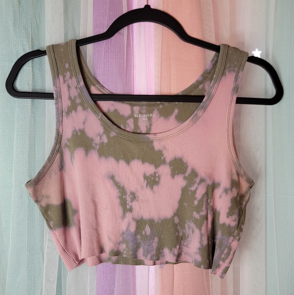 Custom Tie Dye Crop Tank